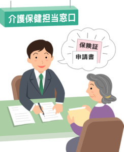 65歳 到達前後の利用手続きの流れ